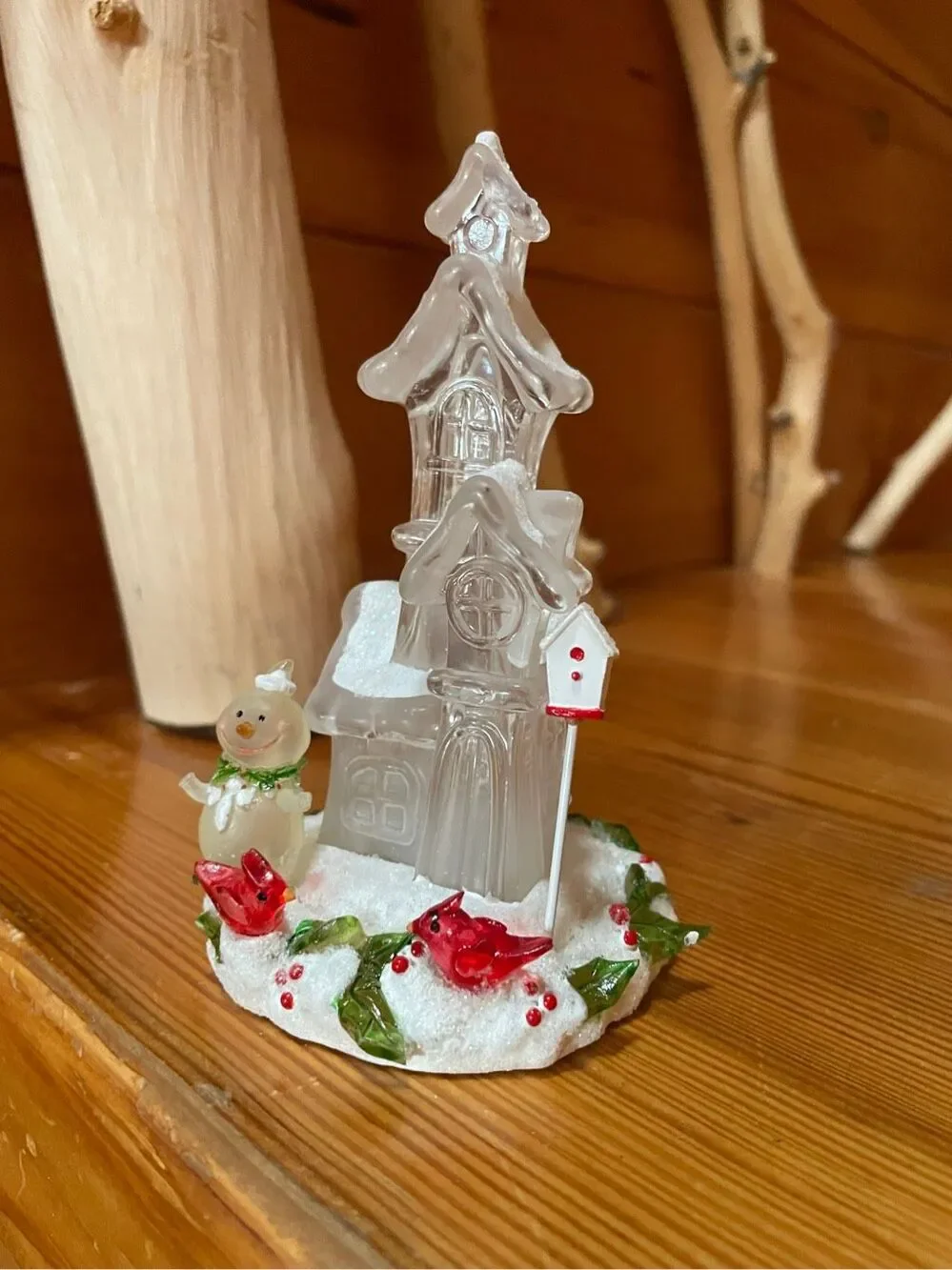 Vintage Glass Church Decoration